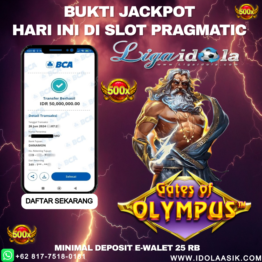 INFO KEMENANGAN PRAGMATIC PLAY 26 JUNI 2024