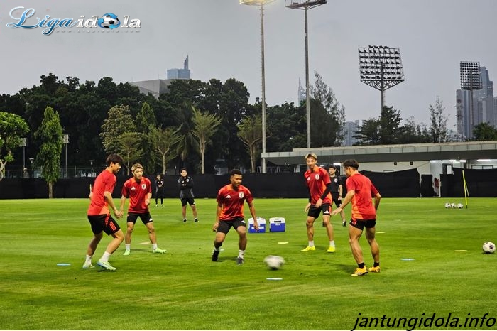 Latihan Perdana Jepang di Indonesia Hanya Diikuti 6 Pemain