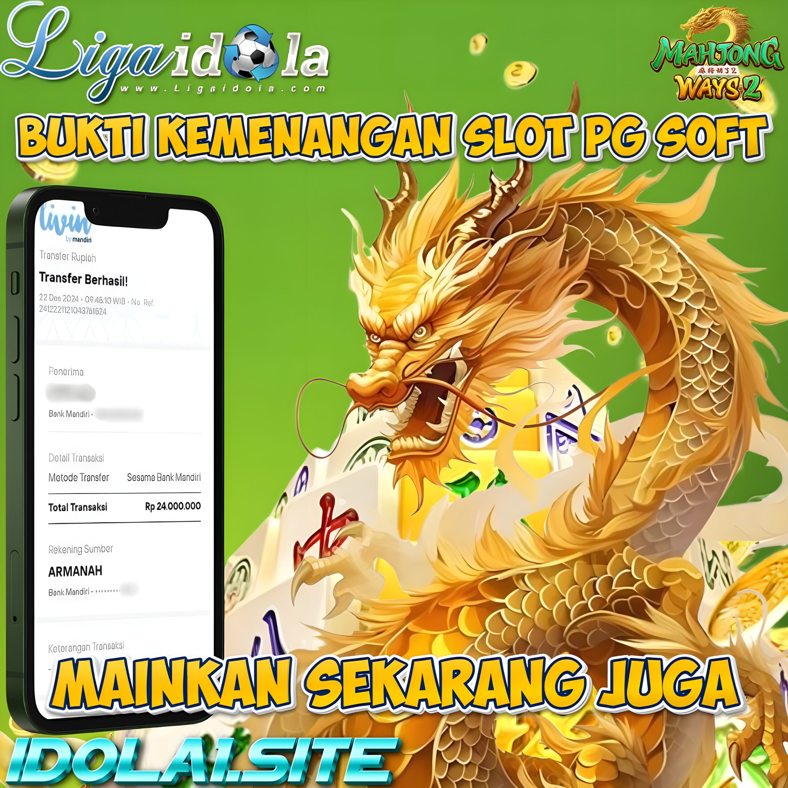 INFO KEMENANGAN SLOT PG SOFT TANGGAL 22 DESEMBER 2024