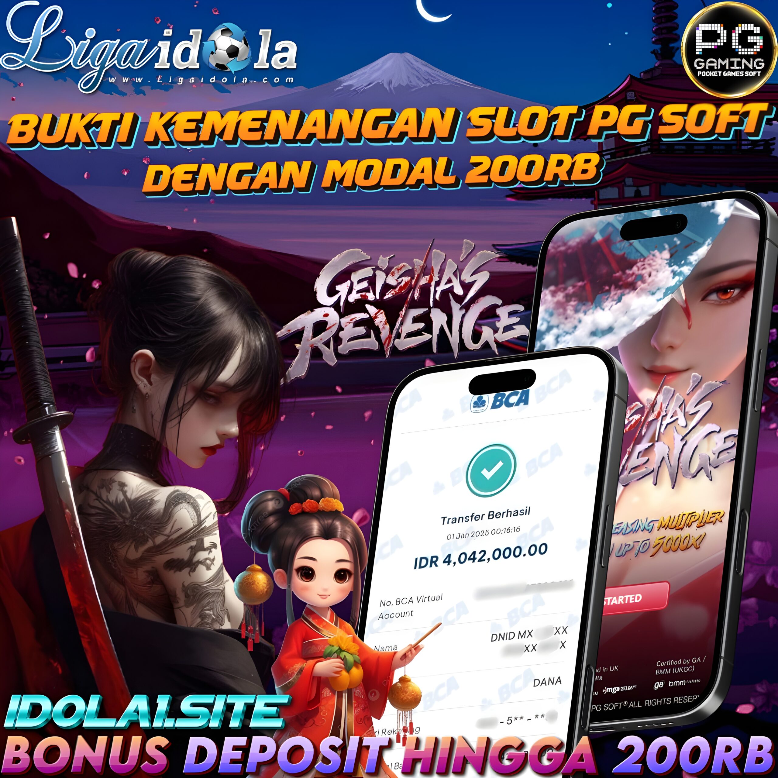 INFO KEMENANGAN SLOT PG SOFT TANGGAL 1 JANUARI 2025